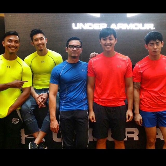 Under Armour training team